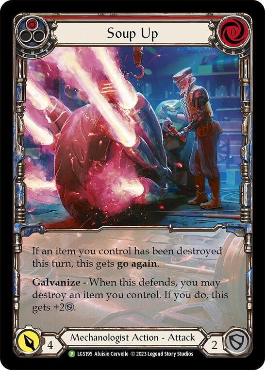 Soup Up (Red) [LGS195] (Promo)  Rainbow Foil | Good Games Morley