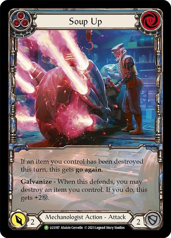 Soup Up (Blue) [LGS197] (Promo)  Rainbow Foil | Good Games Morley