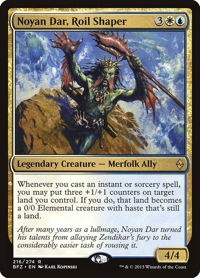 Noyan Dar, Roil Shaper 216/274 (Battle for Zendikar)  | Good Games Morley