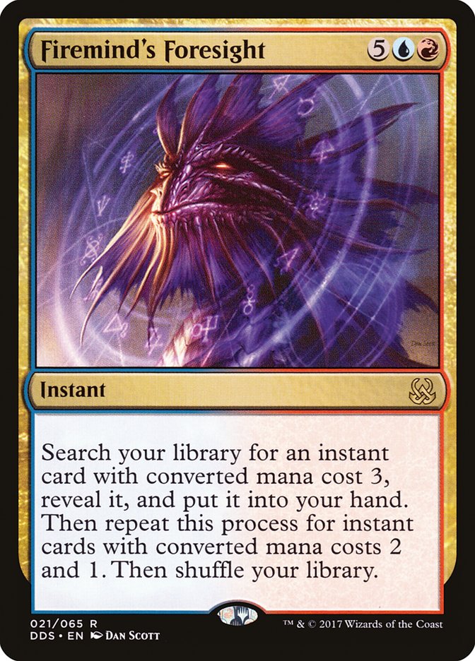 Firemind's Foresight 21/65 (Duel Decks: Mind vs. Might)  | Good Games Morley