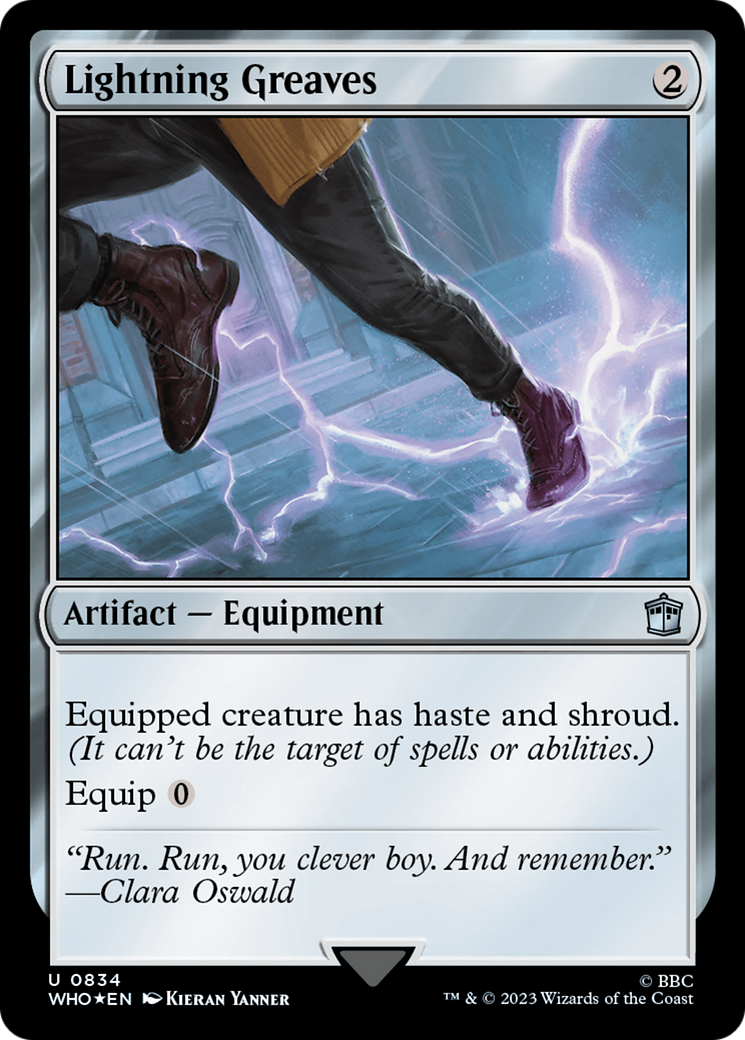 Lightning Greaves (Surge Foil) [Doctor Who] | Good Games Morley