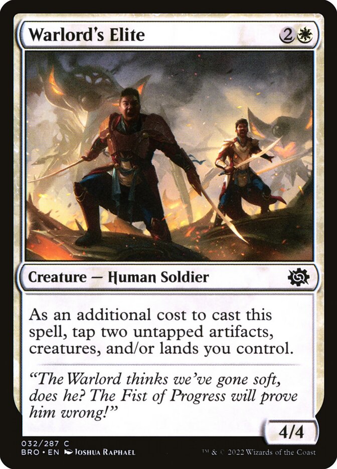 Warlord's Elite 32/287 (The Brothers' War)  - Foil | Good Games Morley