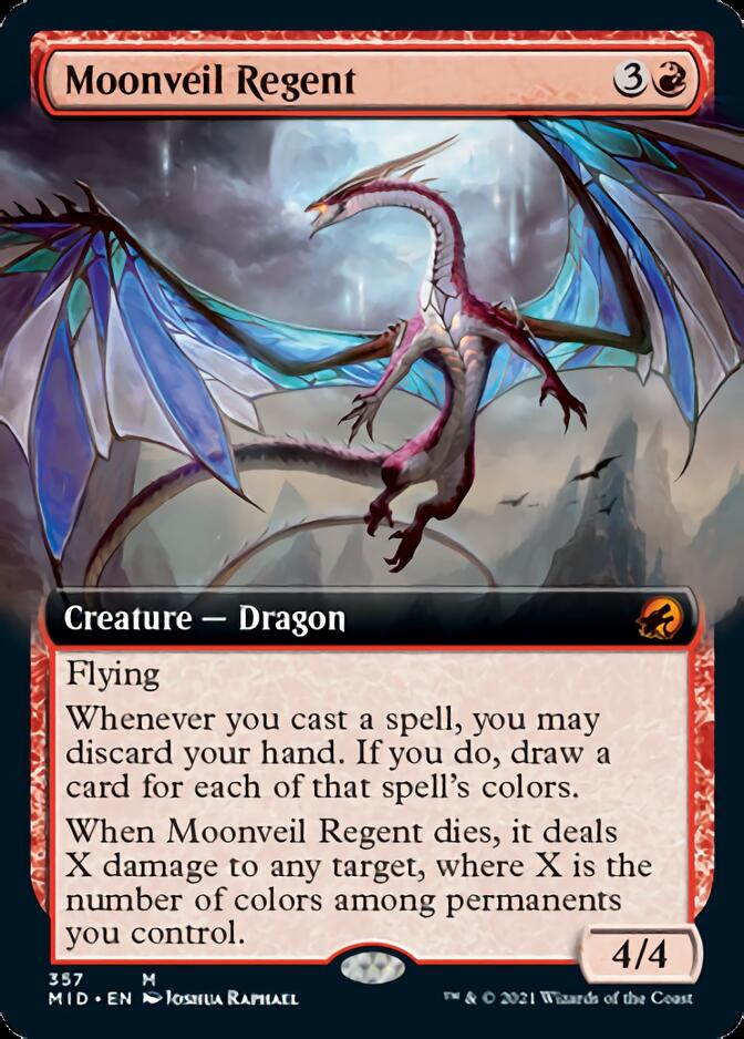 Moonveil Regent (Extended Art) [Innistrad: Midnight Hunt] | Good Games Morley