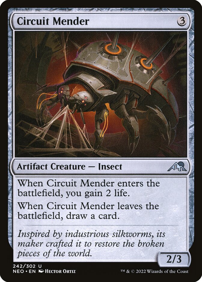 Circuit Mender 242/302 (Kamigawa: Neon Dynasty)  - Foil | Good Games Morley