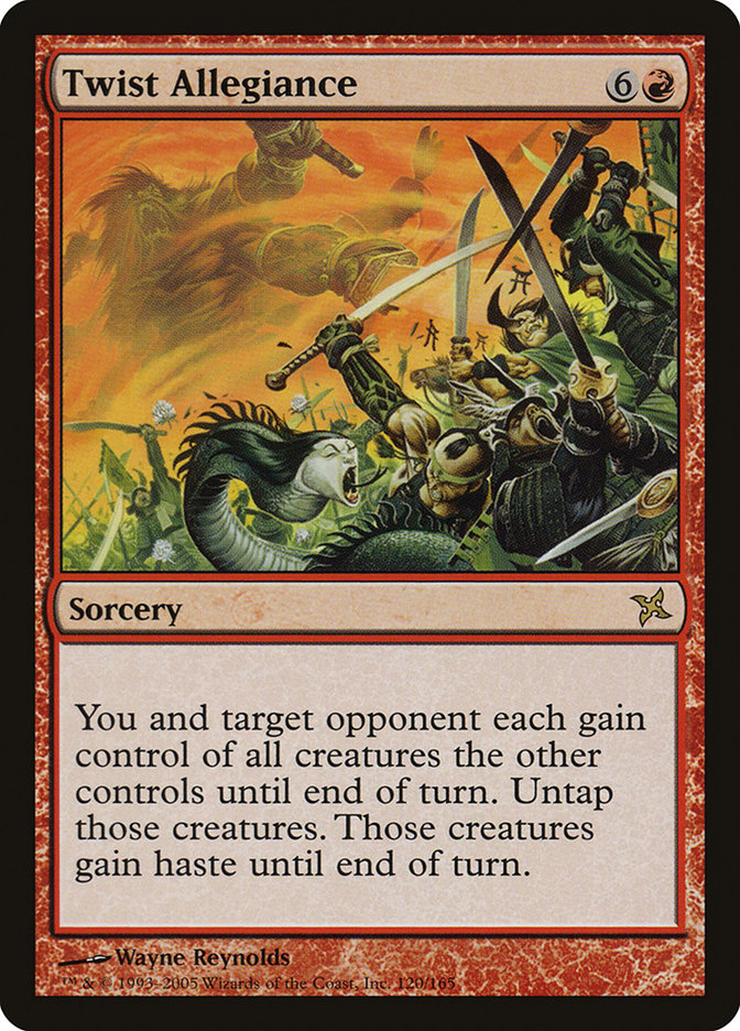 Twist Allegiance 120/165 (Betrayers of Kamigawa)  | Good Games Morley