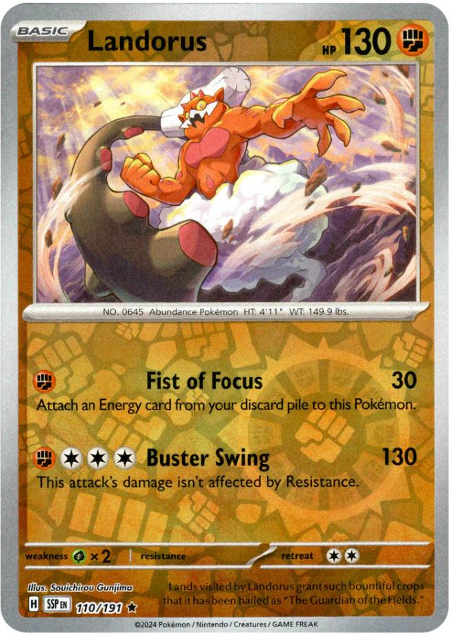 Landorus (110/191) [Scarlet & Violet: Surging Sparks] | Good Games Morley