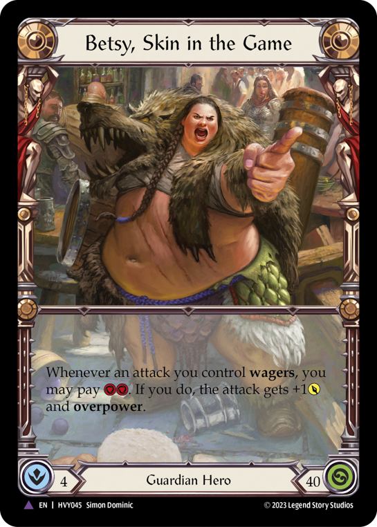 Betsy, Skin in the Game (Marvel) [HVY045] (Heavy Hitters)  Cold Foil | Good Games Morley