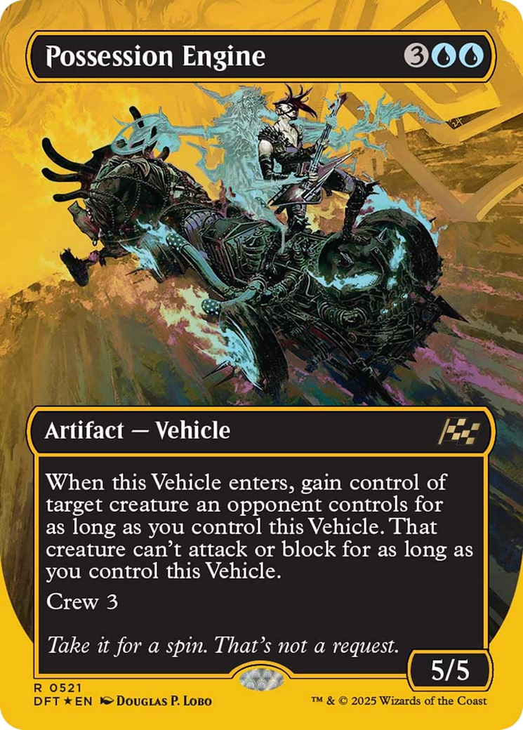 Possession Engine (Borderless) (First-Place Foil) [Aetherdrift] | Good Games Morley