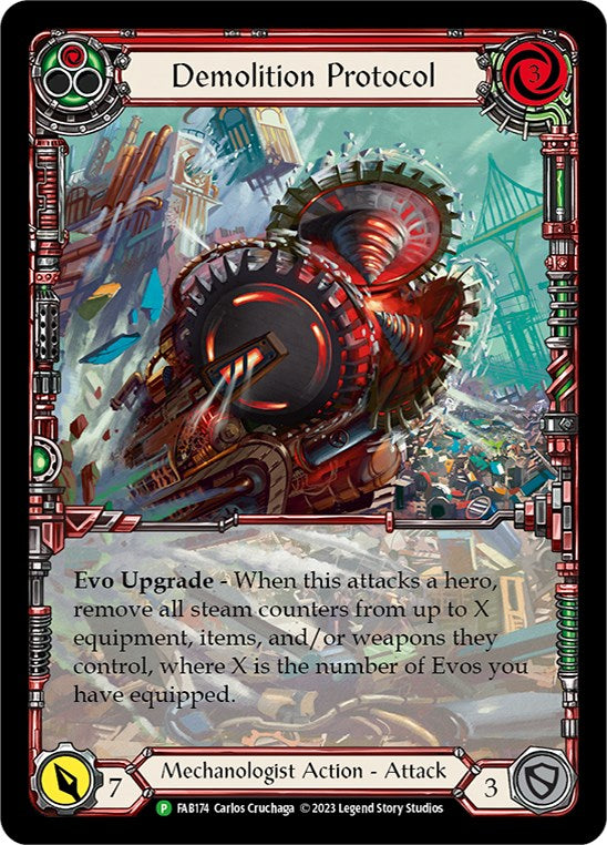 Demolition Protocol [FAB174] (Promo)  Rainbow Foil | Good Games Morley