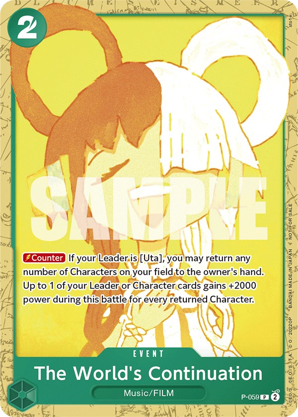 The World's Continuation (Starter Deck 11: Uta Deck Battle) [One Piece Promotion Cards] | Good Games Morley