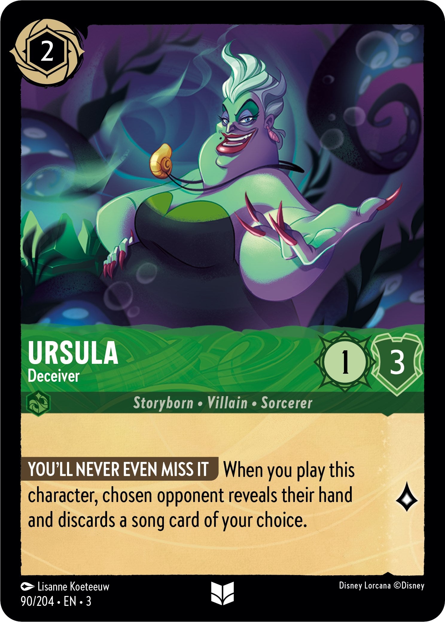Ursula - Deceiver (90/204) [Into the Inklands] | Good Games Morley