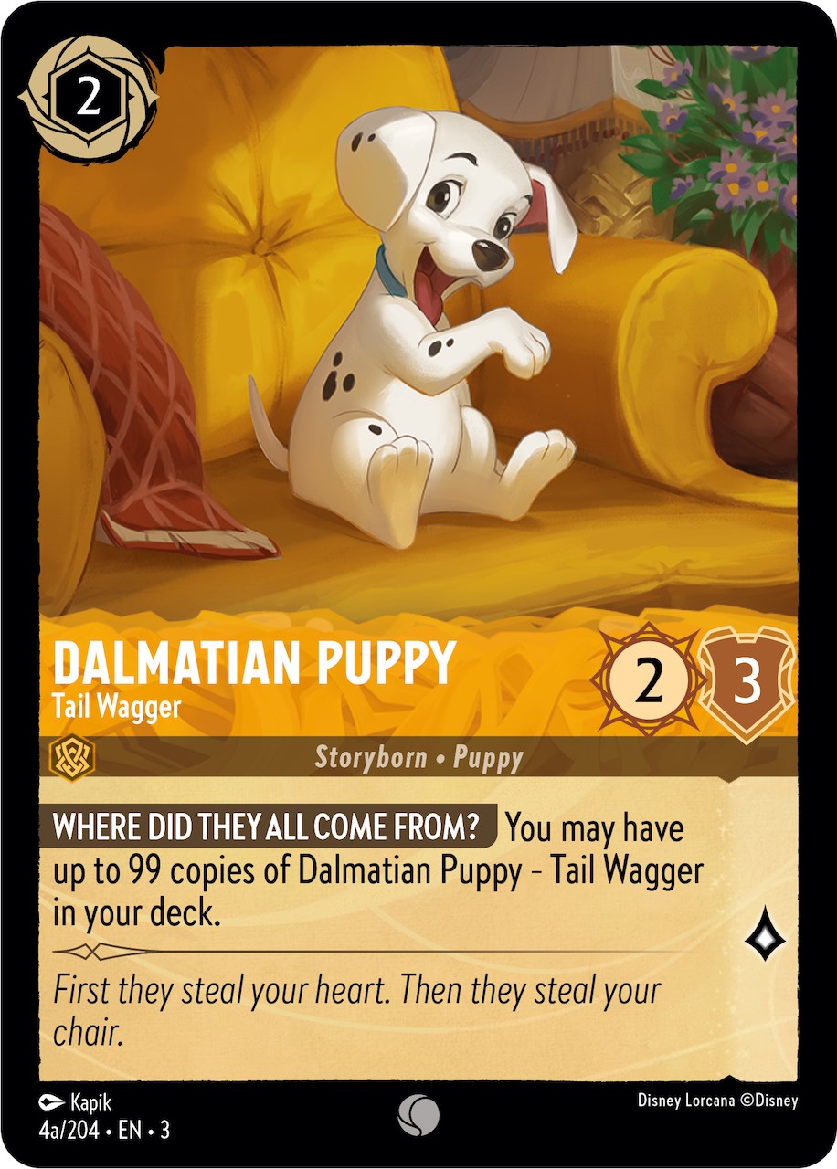 Dalmatian Puppy - Tail Wagger (4a) (4a/204) [Into the Inklands] | Good Games Morley