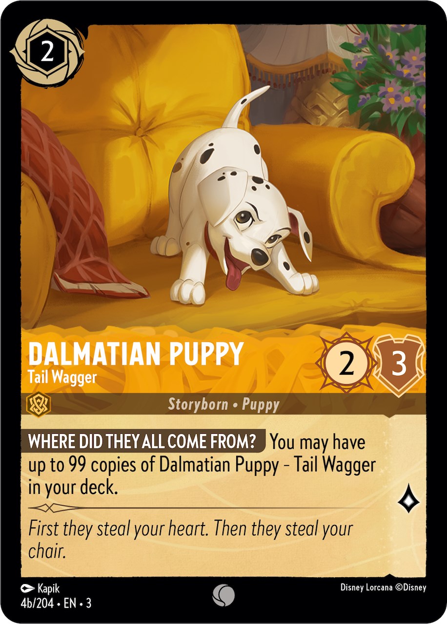 Dalmatian Puppy - Tail Wagger (4b) (4b/204) [Into the Inklands] | Good Games Morley
