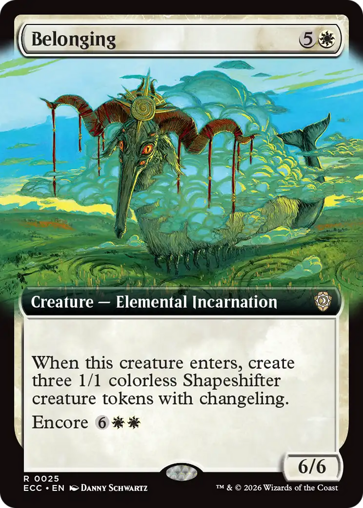 Belonging (Extended Art) [Lorwyn Eclipsed Commander] | Good Games Morley