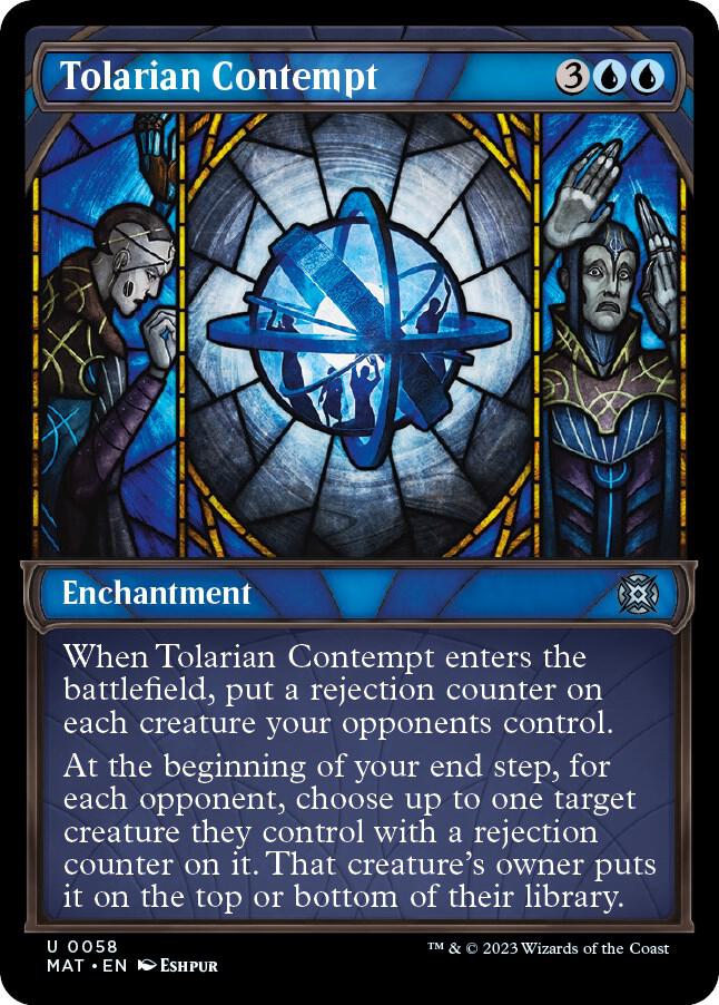 Tolarian Contempt 58/50 (March of the Machine: The Aftermath)  - Showcase Foil | Good Games Morley