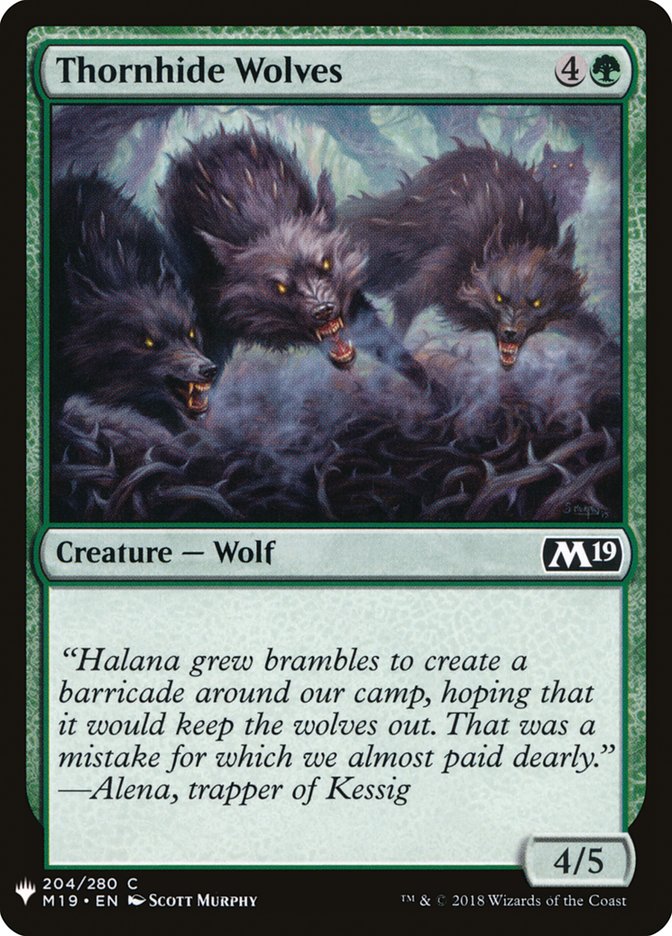 Thornhide Wolves [Mystery Booster] | Good Games Morley