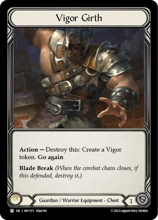 Vigor Girth [HVY175] (Heavy Hitters)  Cold Foil | Good Games Morley