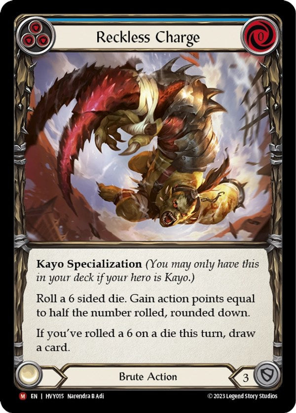 Reckless Charge [HVY015] (Heavy Hitters) | Good Games Morley