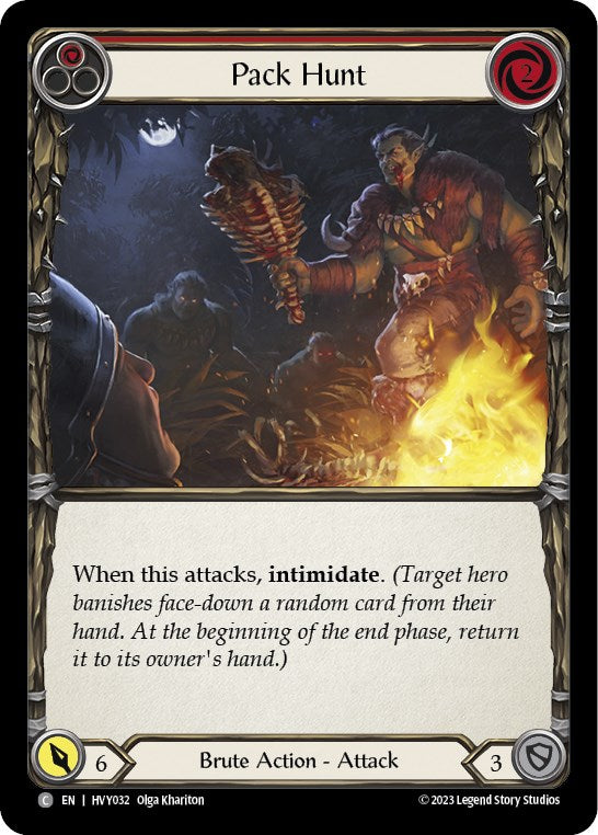 Pack Hunt (Red) [HVY032] (Heavy Hitters) | Good Games Morley