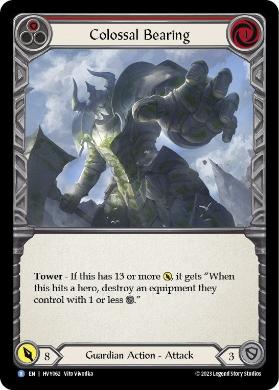 Colossal Bearing (Red) [HVY062] (Heavy Hitters) | Good Games Morley