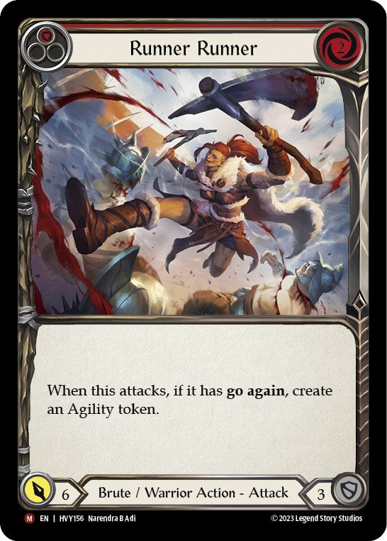 Runner Runner [HVY156] (Heavy Hitters)  Rainbow Foil | Good Games Morley