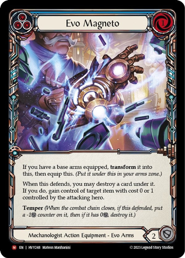 Evo Magneto (Cold Foil) [HVY248] (Heavy Hitters)  Cold Foil | Good Games Morley