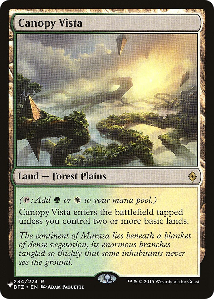 Canopy Vista [The List] | Good Games Morley