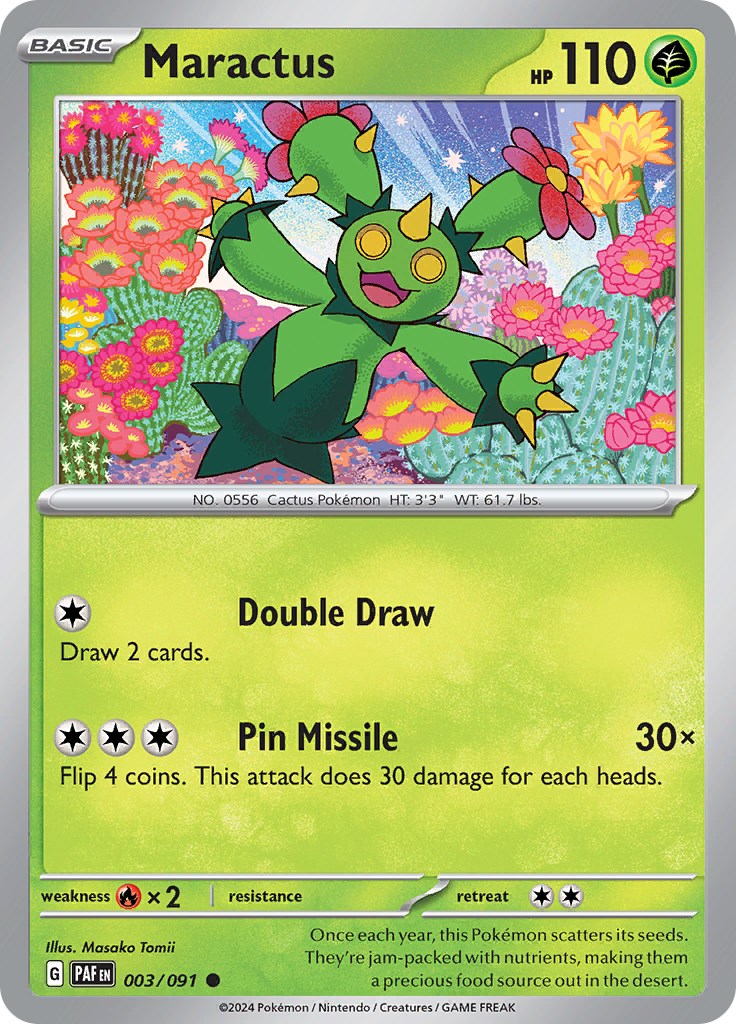 Maractus (003/091) [Scarlet & Violet: Paldean Fates] | Good Games Morley