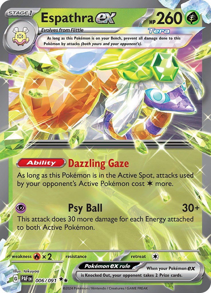 Espathra ex (006/091) [Scarlet & Violet: Paldean Fates] | Good Games Morley