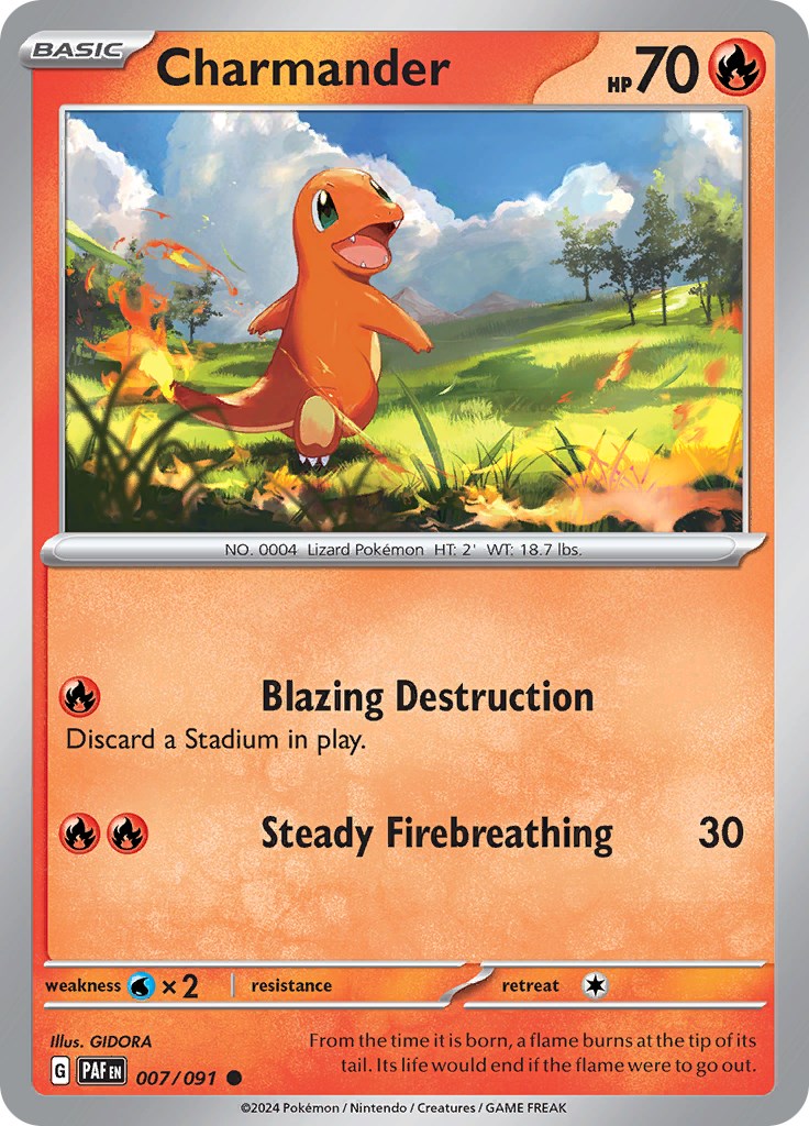 Charmander (007/091) [Scarlet & Violet: Paldean Fates] | Good Games Morley