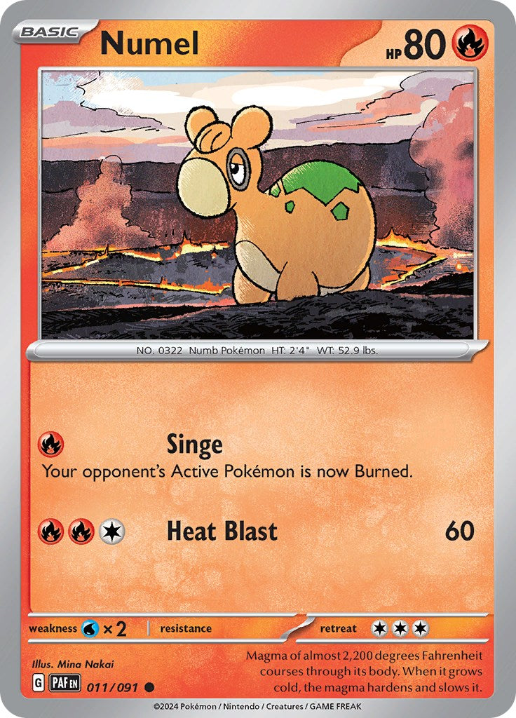 Numel (011/091) [Scarlet & Violet: Paldean Fates] | Good Games Morley