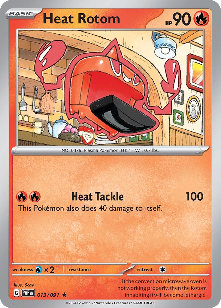 Heat Rotom (013/091) [Scarlet & Violet: Paldean Fates] | Good Games Morley