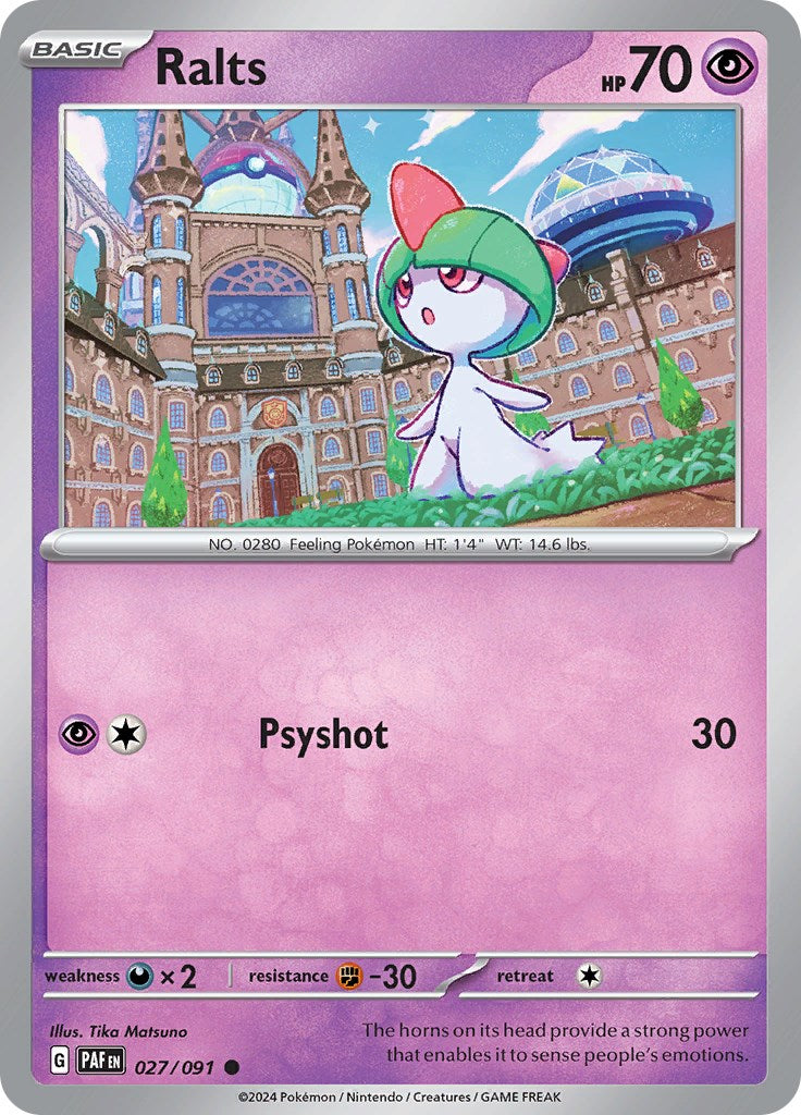 Ralts (027/091) [Scarlet & Violet: Paldean Fates] | Good Games Morley