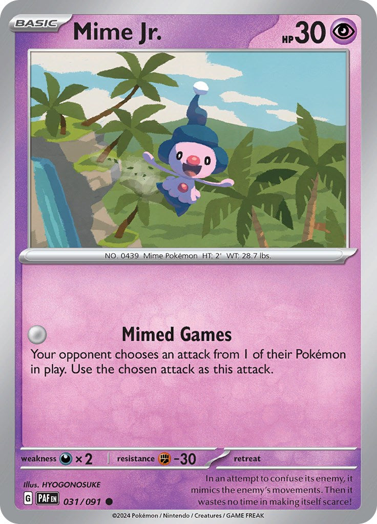 Mime Jr. (031/091) [Scarlet & Violet: Paldean Fates] | Good Games Morley