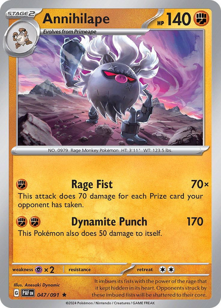 Annihilape (047/091) [Scarlet & Violet: Paldean Fates] | Good Games Morley