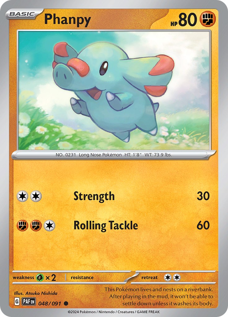 Phanpy (048/091) [Scarlet & Violet: Paldean Fates] | Good Games Morley