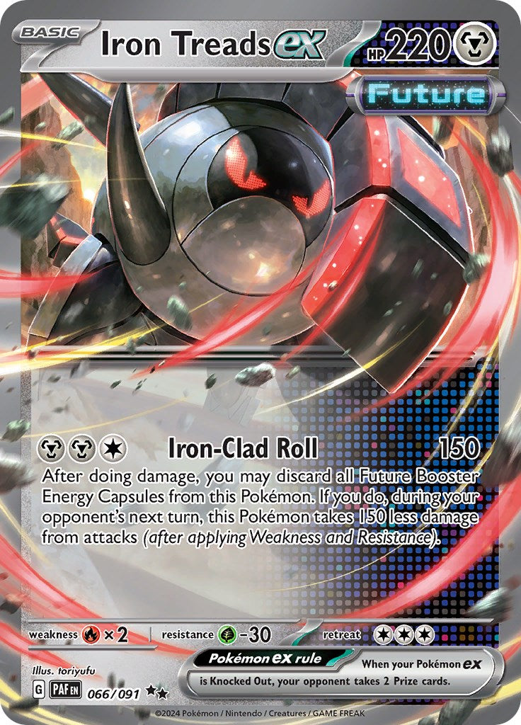 Iron Treads ex (066/091) [Scarlet & Violet: Paldean Fates] | Good Games Morley