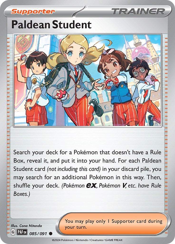 Paldean Student (085/091) [Scarlet & Violet: Paldean Fates] | Good Games Morley