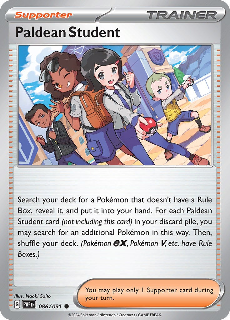 Paldean Student (086/091) [Scarlet & Violet: Paldean Fates] | Good Games Morley