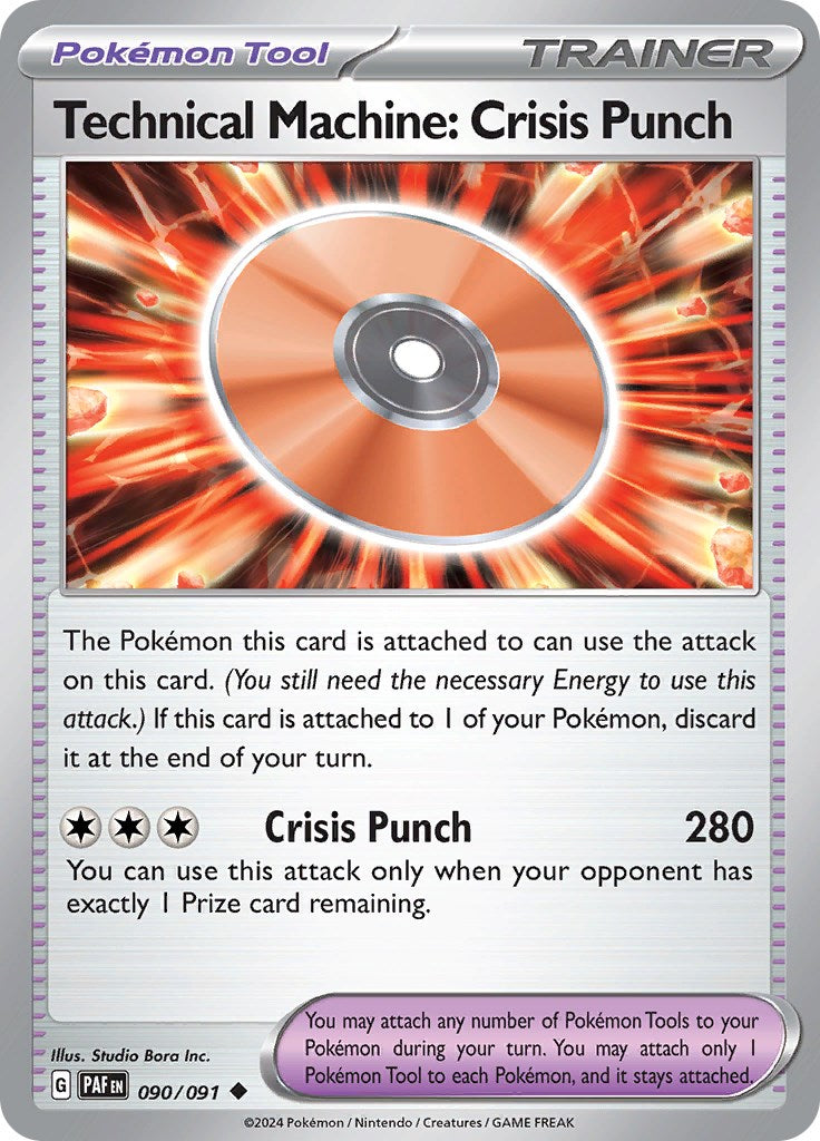 Technical Machine: Crisis Punch (090/091) [Scarlet & Violet: Paldean Fates] | Good Games Morley
