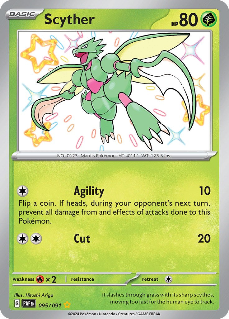 Scyther (095/091) [Scarlet & Violet: Paldean Fates] | Good Games Morley