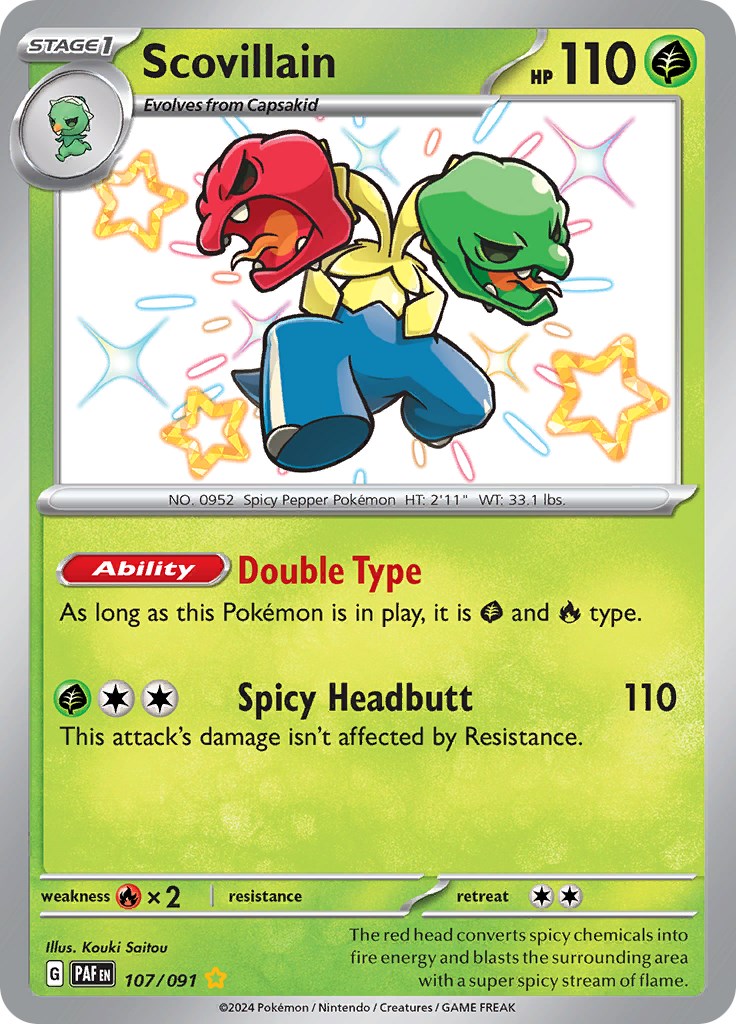 Scovillain (107/091) [Scarlet & Violet: Paldean Fates] | Good Games Morley