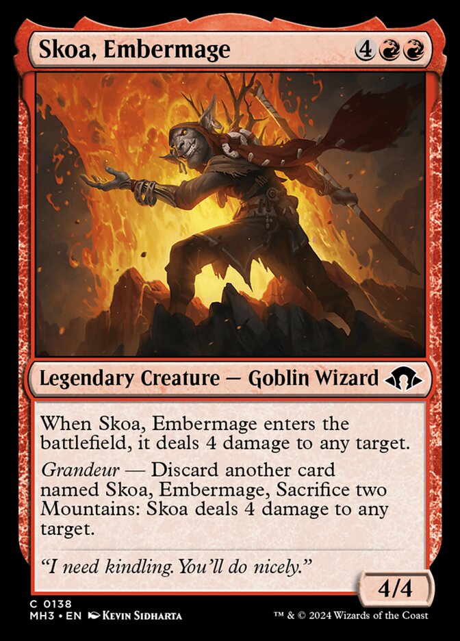 Skoa, Embermage 138/319 (Modern Horizons 3)  - Foil | Good Games Morley