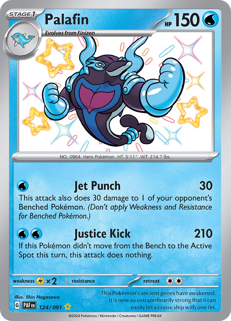 Palafin (124/091) [Scarlet & Violet: Paldean Fates] | Good Games Morley