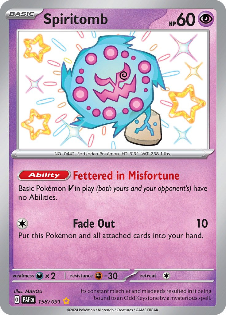 Spiritomb (158/091) [Scarlet & Violet: Paldean Fates] | Good Games Morley