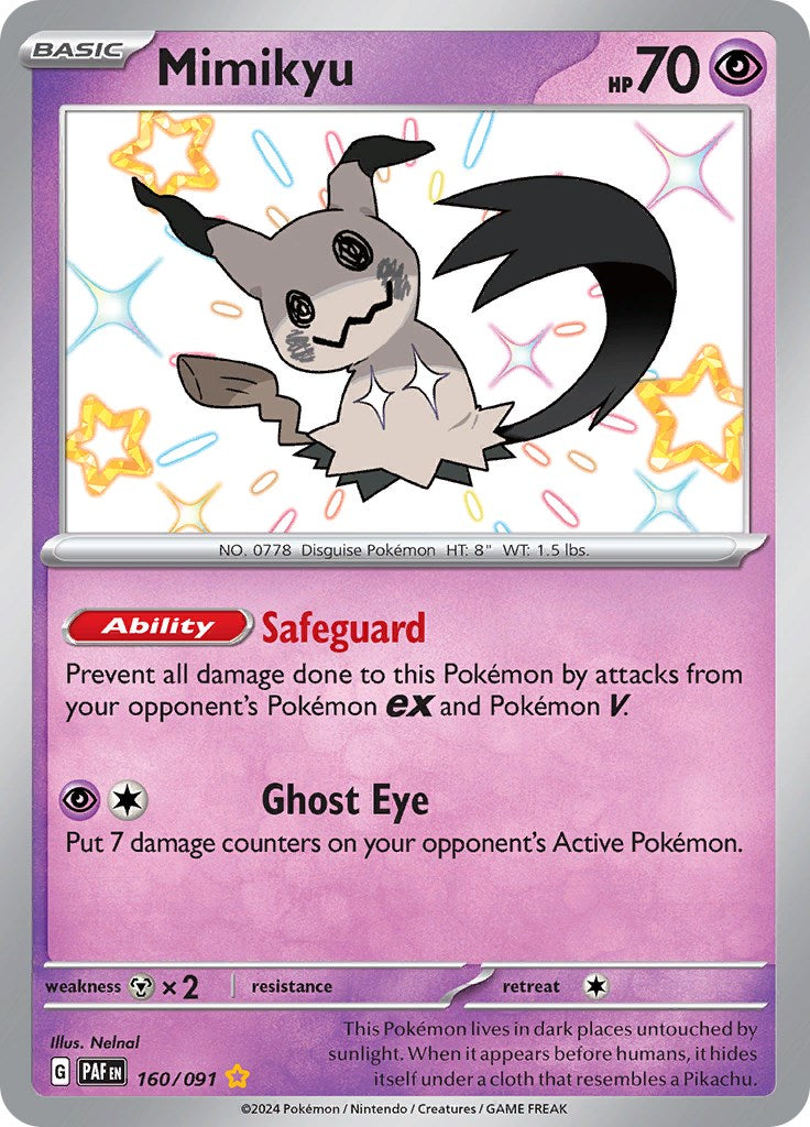 Mimikyu -160/091 [Scarlet & Violet: Paldean Fates] | Good Games Morley