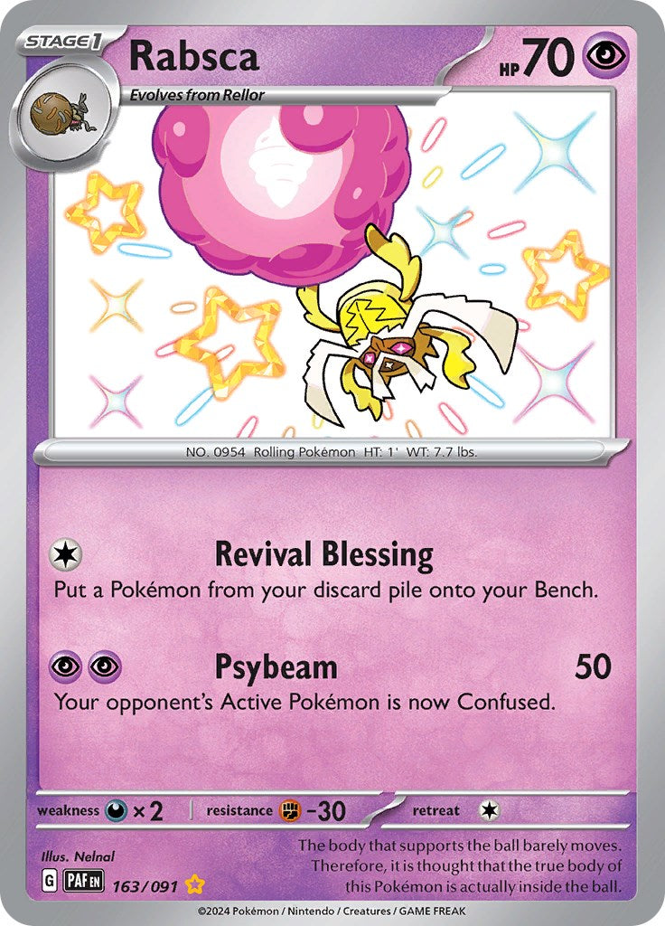 Rabsca (163/091) [Scarlet & Violet: Paldean Fates] | Good Games Morley