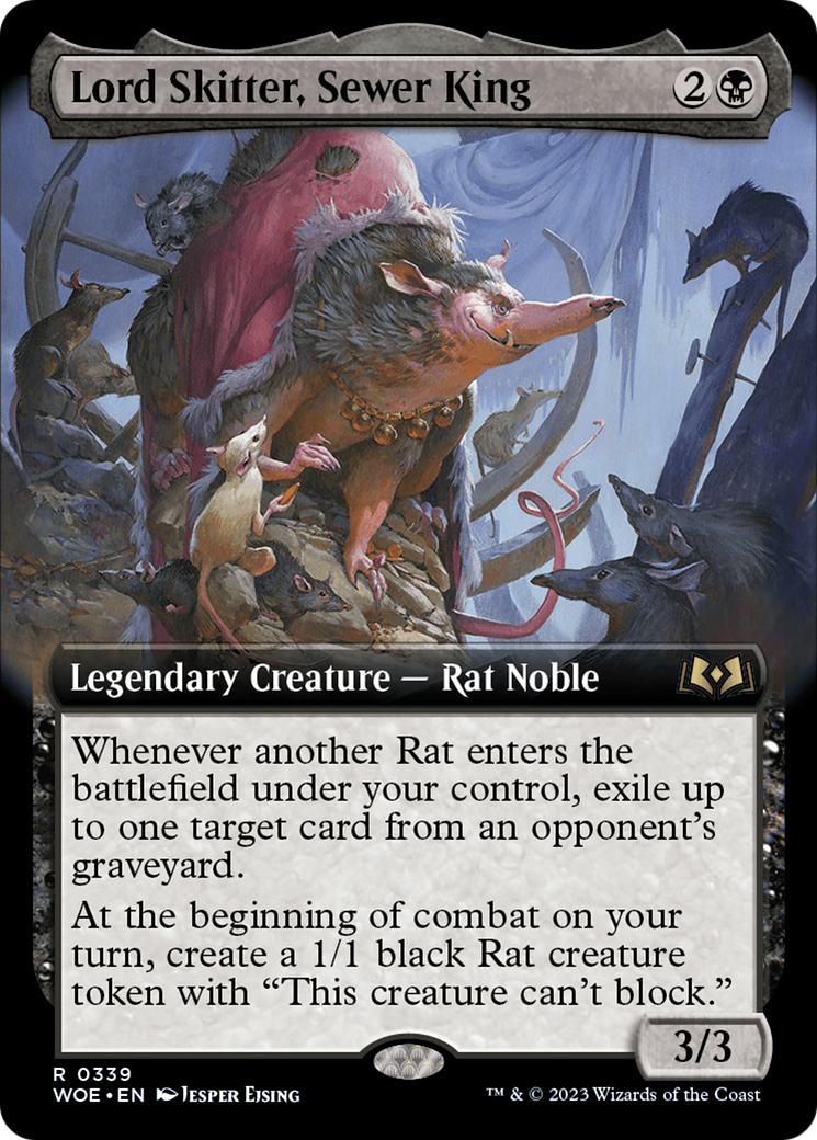 Lord Skitter, Sewer King (Extended Art) [Wilds of Eldraine] | Good Games Morley