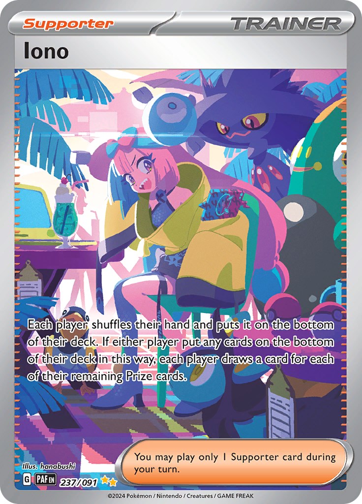 Iono (237/091) [Scarlet & Violet: Paldean Fates] | Good Games Morley