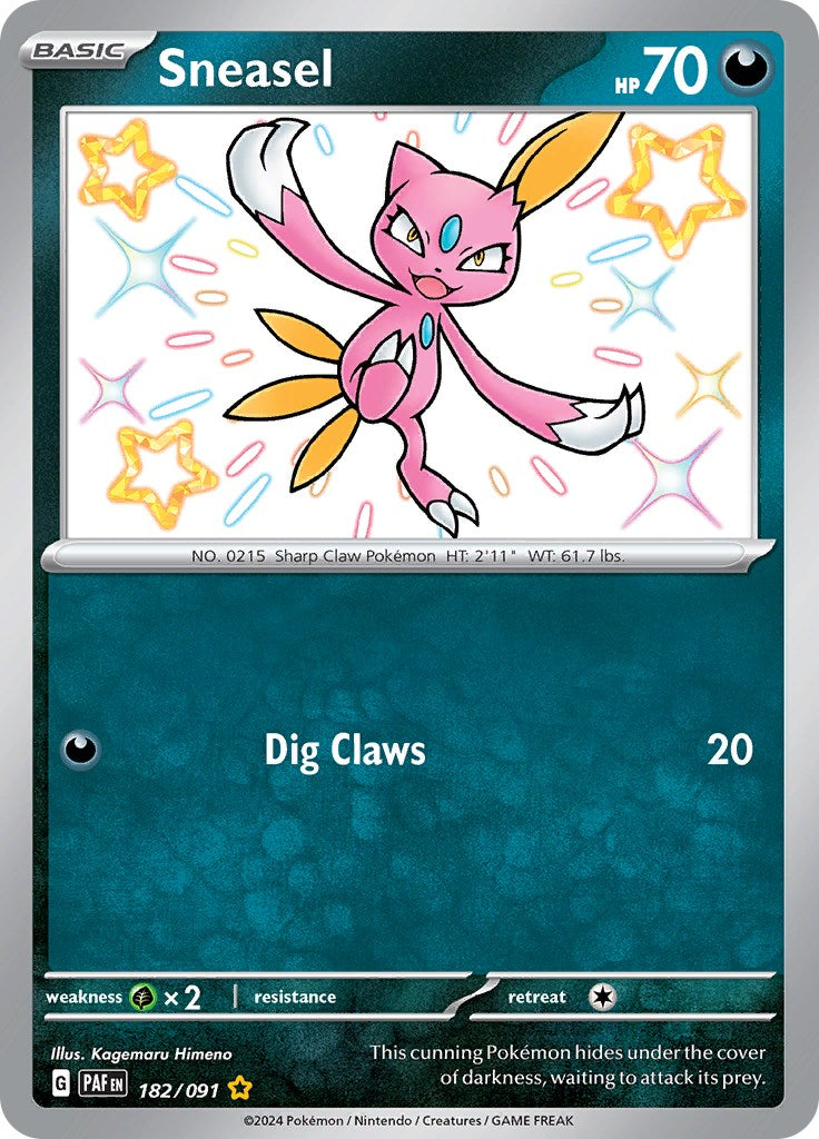 Sneasel (182/091) [Scarlet & Violet: Paldean Fates] | Good Games Morley